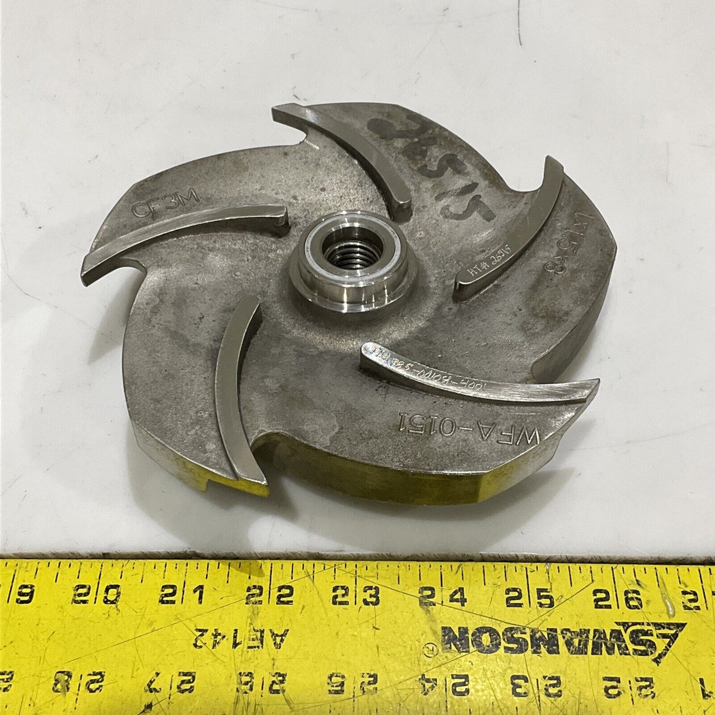 WFA-0151 385-00108-4001 STAINLESS IMPELLER 5 VANE 1X1.5X8 476