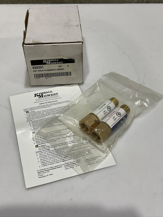 KIMBALL MIDWEST 832531 FB-122 OXY WELD FLASHBACK ARREST 476