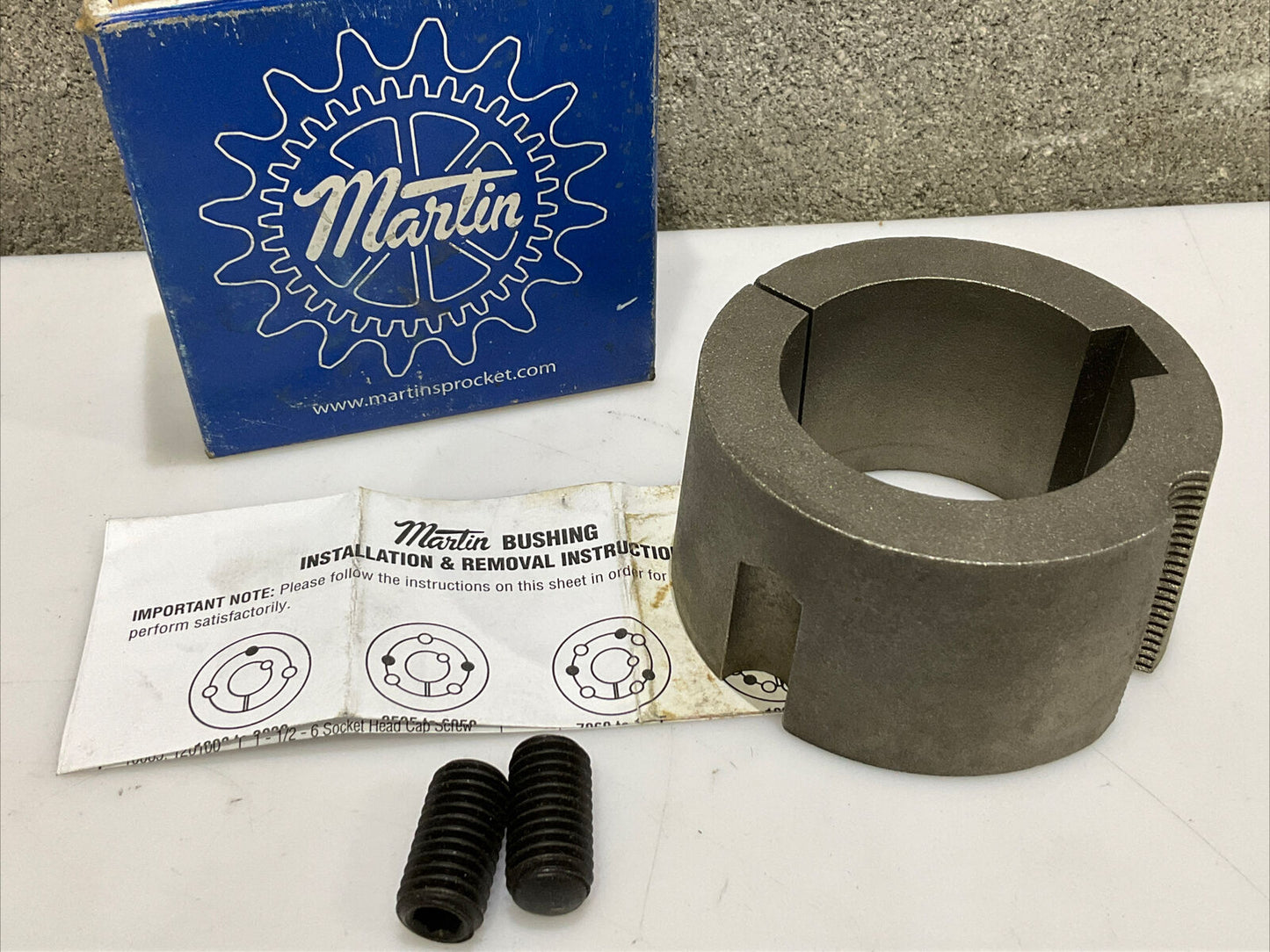 MARTIN  2517 2-1/8 2-1/8" TAPER LOCK BUSHING LOT OF 2 476