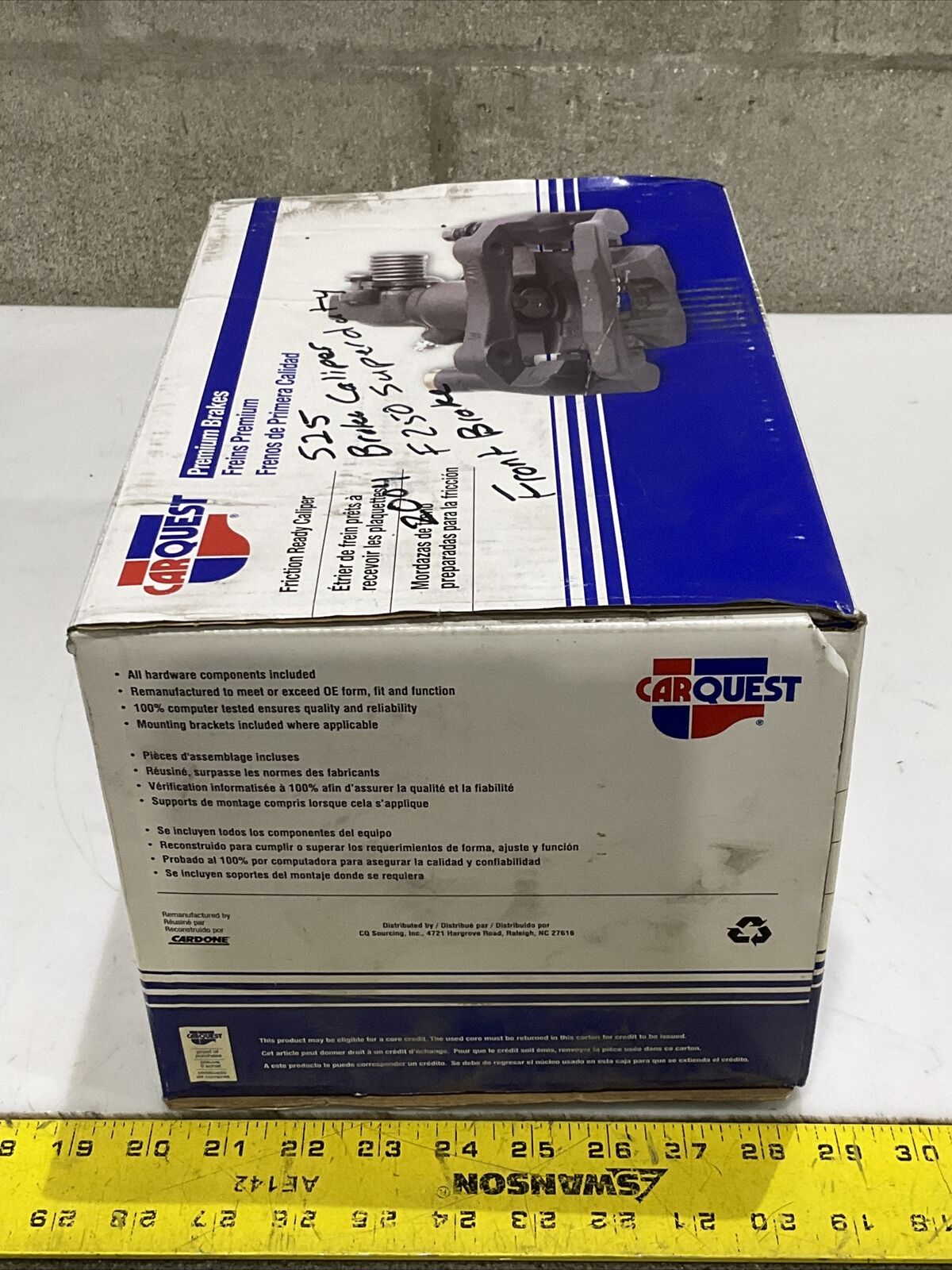 CAR QUEST 18-B4791 C8B4791 FRICTON READY BRAKE CALIPER 476