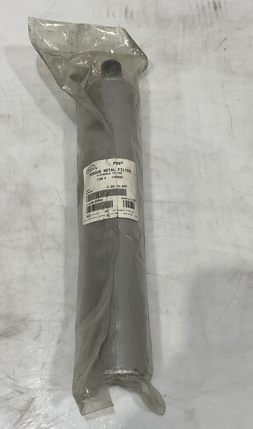 PALL 1162640 PSS CLEANABLE POROUS METAL FILTER C-20-12-2PF 476