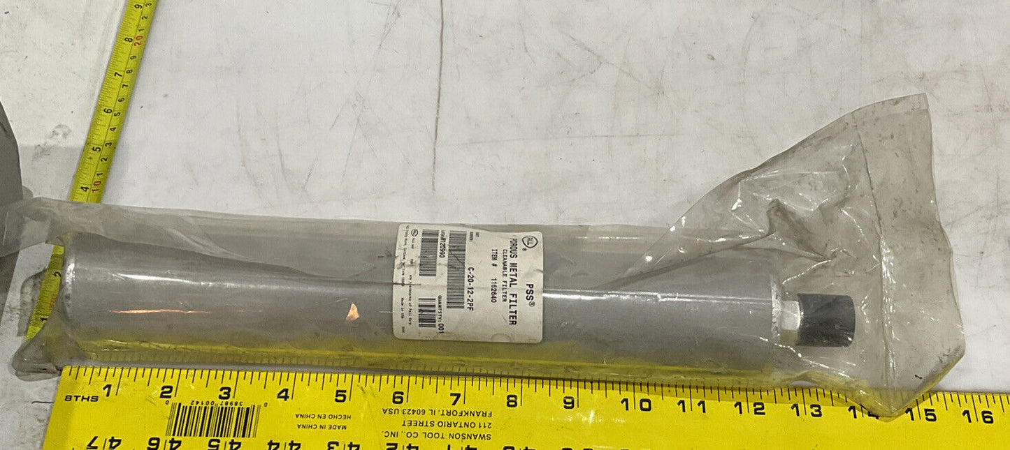 PALL 1162640 PSS CLEANABLE POROUS METAL FILTER C-20-12-2PF 476