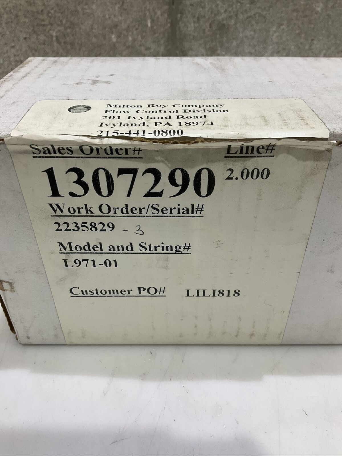 YZ SYSTEMS L971-01 ELECTRIC LEVEL SWITCH 476