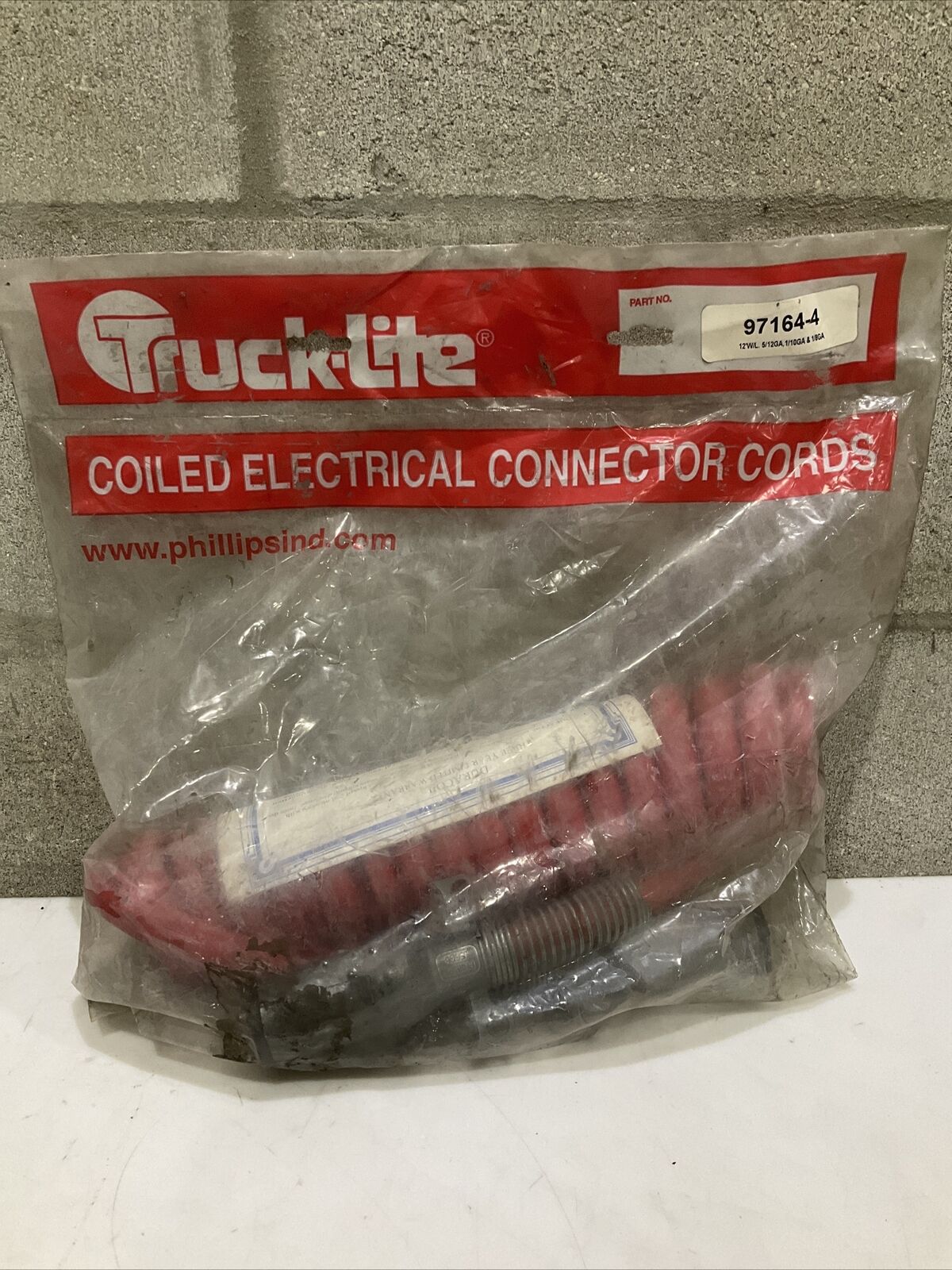 TRUCK-LITE 97164-4 COILED ELECTRICAL CONNECTOR CORDS 476