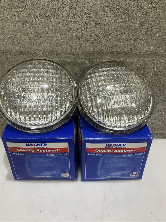 WAGNER H7606 TRACTOR SEALED BEAM FLOOD HALOGEN CYCLE 12.8 V LOT OF 2 476