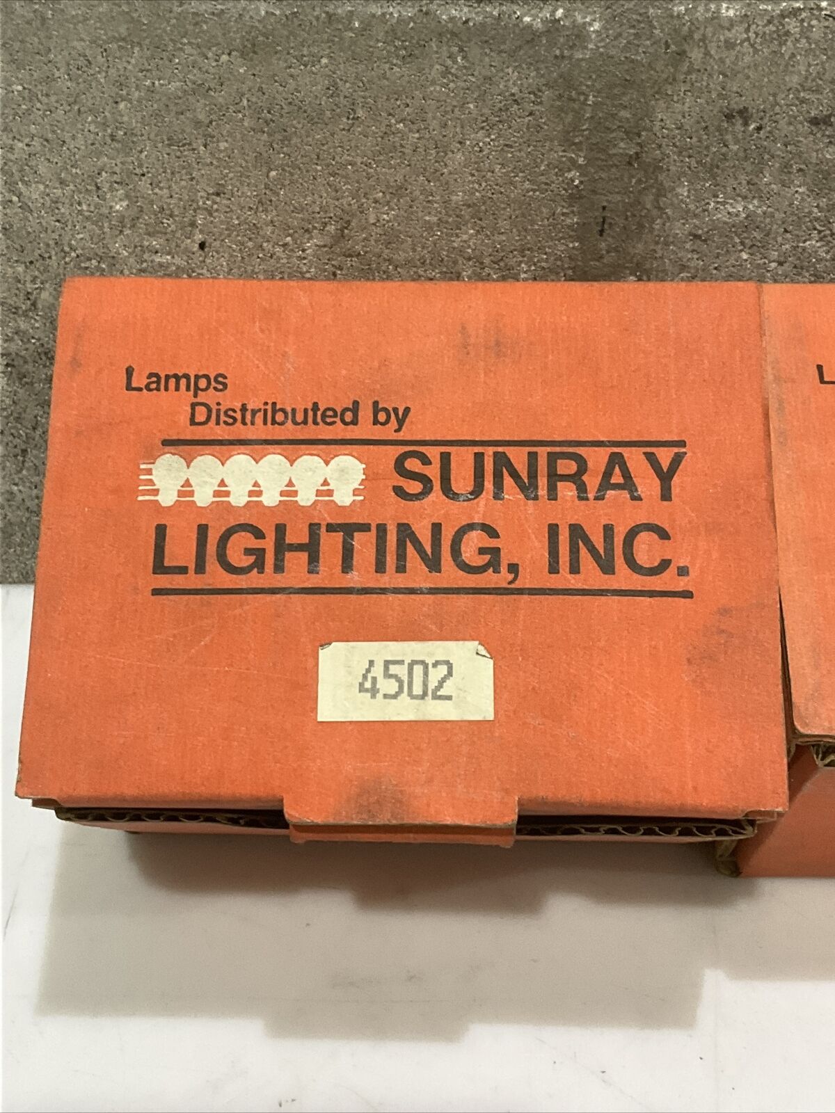 SUNRAY LIGHTING 4502 HALOGEN SEALED BEAM LAMP LOT OF 2 476