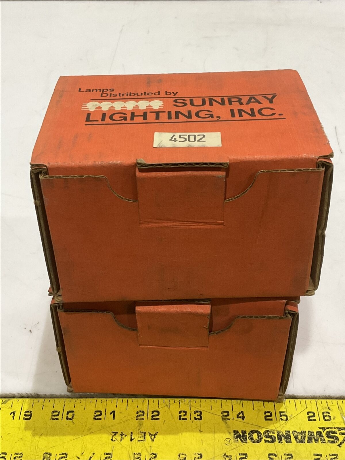 SUNRAY LIGHTING 4502 HALOGEN SEALED BEAM LAMP LOT OF 2 476