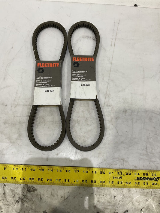 FLEETRITE L28423 AUTOMOTIVE BELT LOT OF 2 476