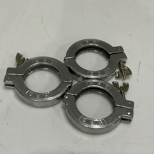 MKS NW-50 250296 AL CLAMP LOT OF 4 CDM