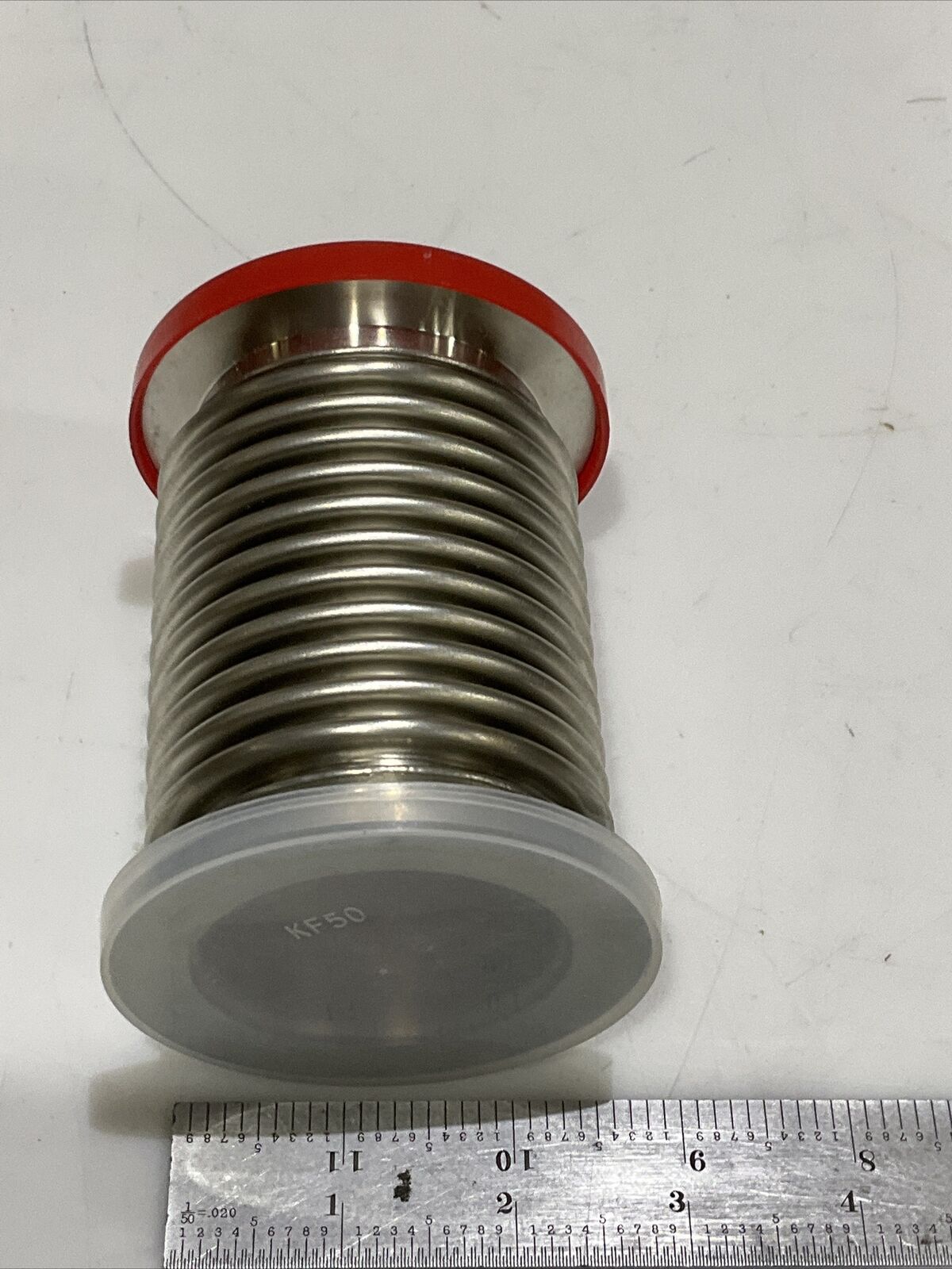 MKS ISO-KF 50 BELLOWS SECTION STAINLESS STEEL VACCUM FLANGE FITTING CDM