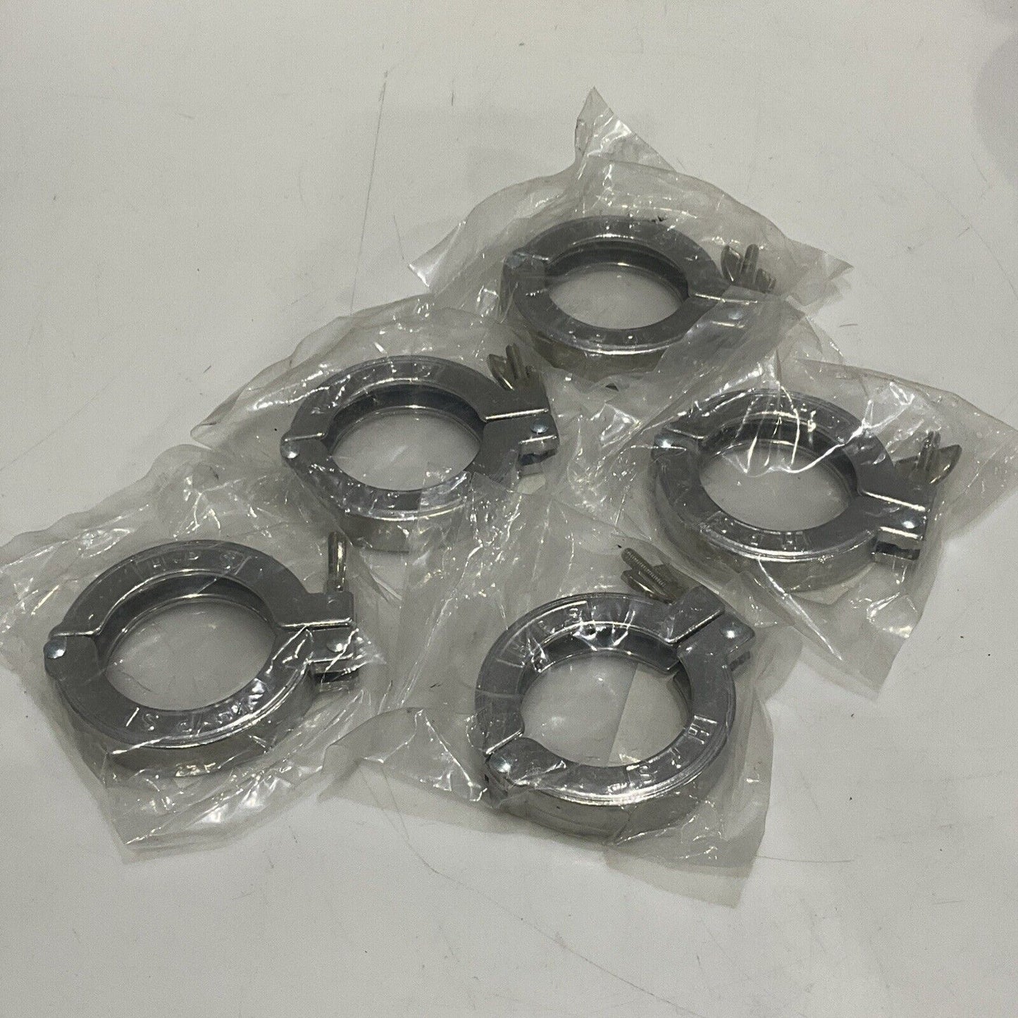 MKS NW-50 250296 AL CLAMP LOT OF 5 CDM