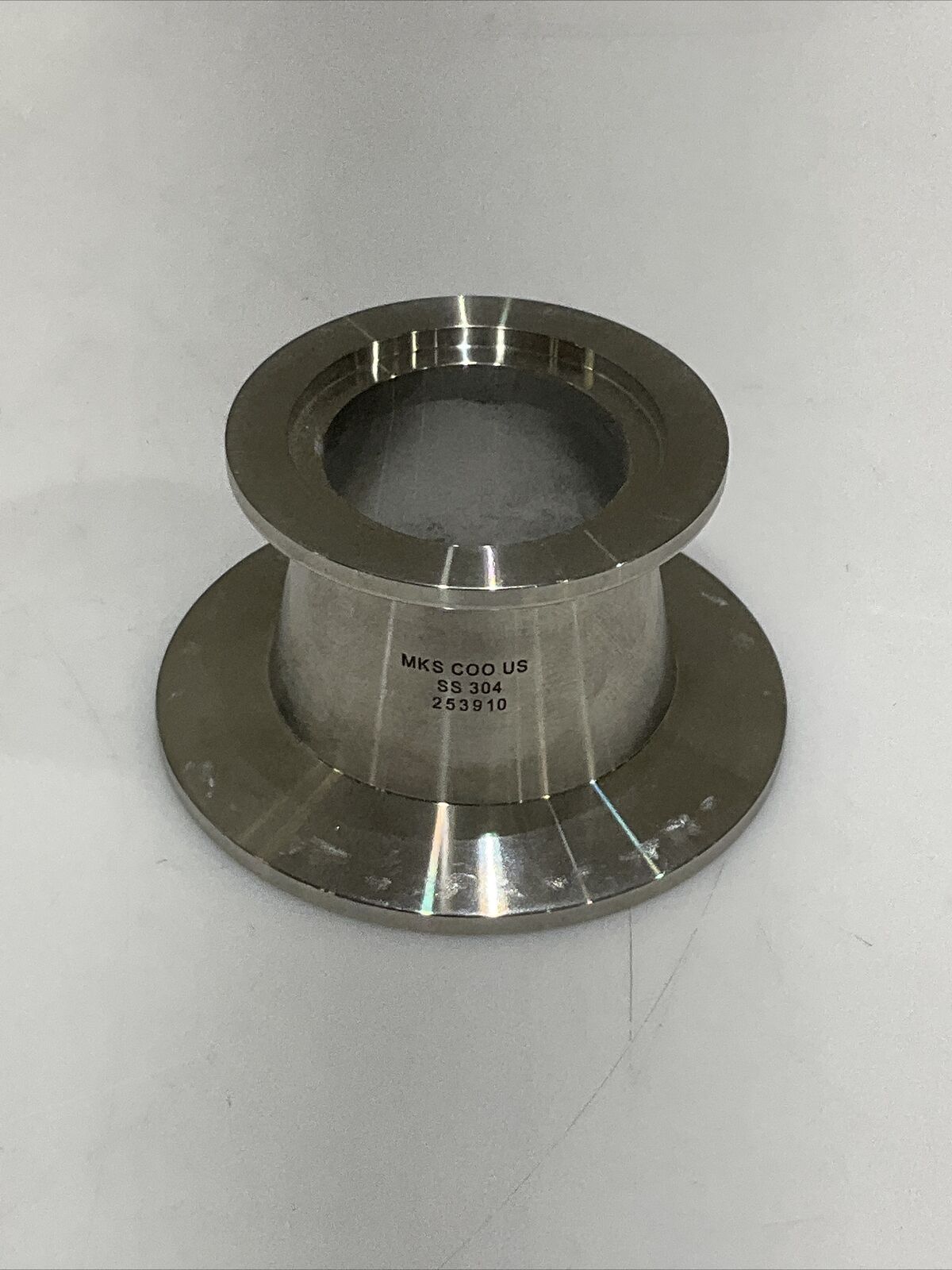 MKS ISO-KF 50 BELLOWS SECTION STAINLESS STEEL VACCUM FLANGE ASSEMBLY CDM