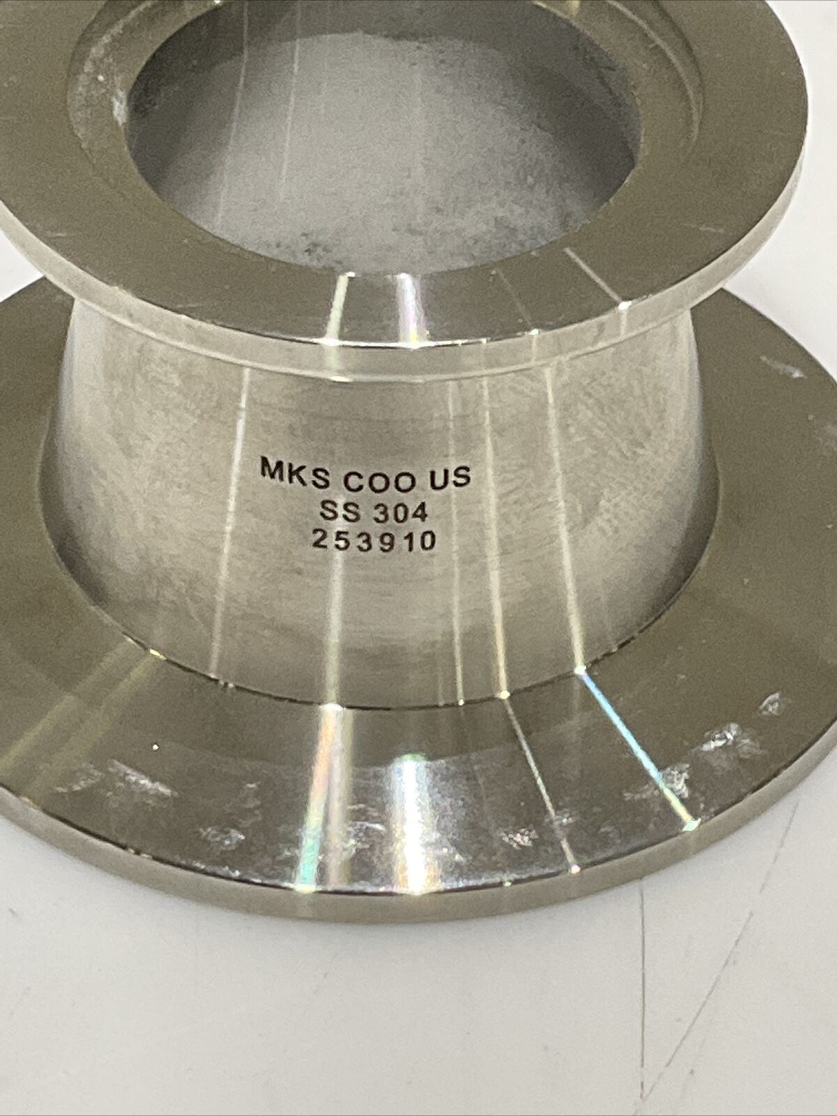 MKS ISO-KF 50 BELLOWS SECTION STAINLESS STEEL VACCUM FLANGE ASSEMBLY CDM