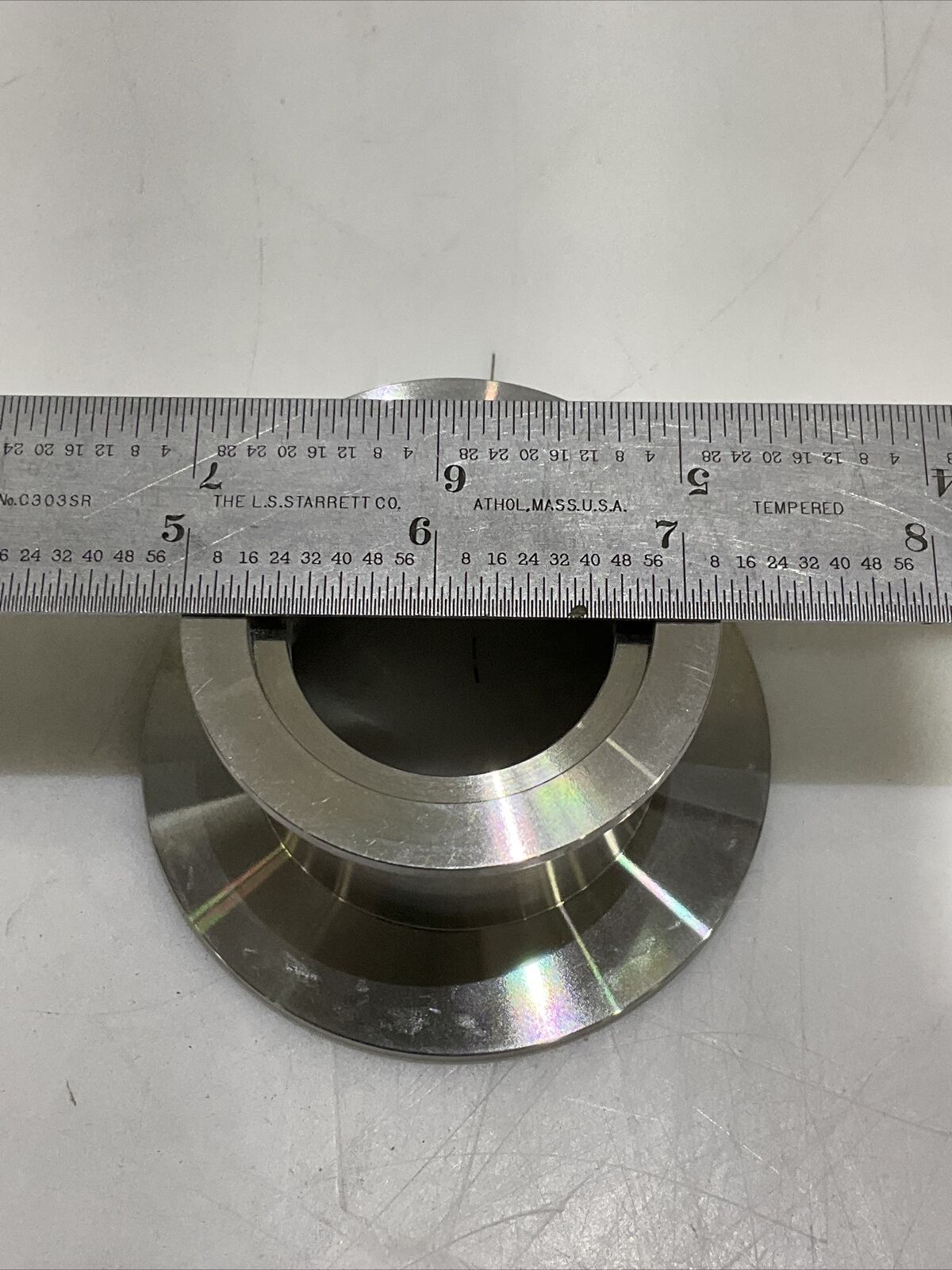 MKS ISO-KF 50 BELLOWS SECTION STAINLESS STEEL VACCUM FLANGE ASSEMBLY CDM