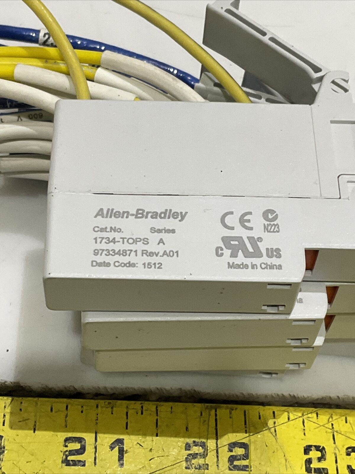 ALLEN BRADLEY 1734-TOPS 97334871 REV.A01 HIGH POWER OUTPUT MODULE LOT OF 4 CDM