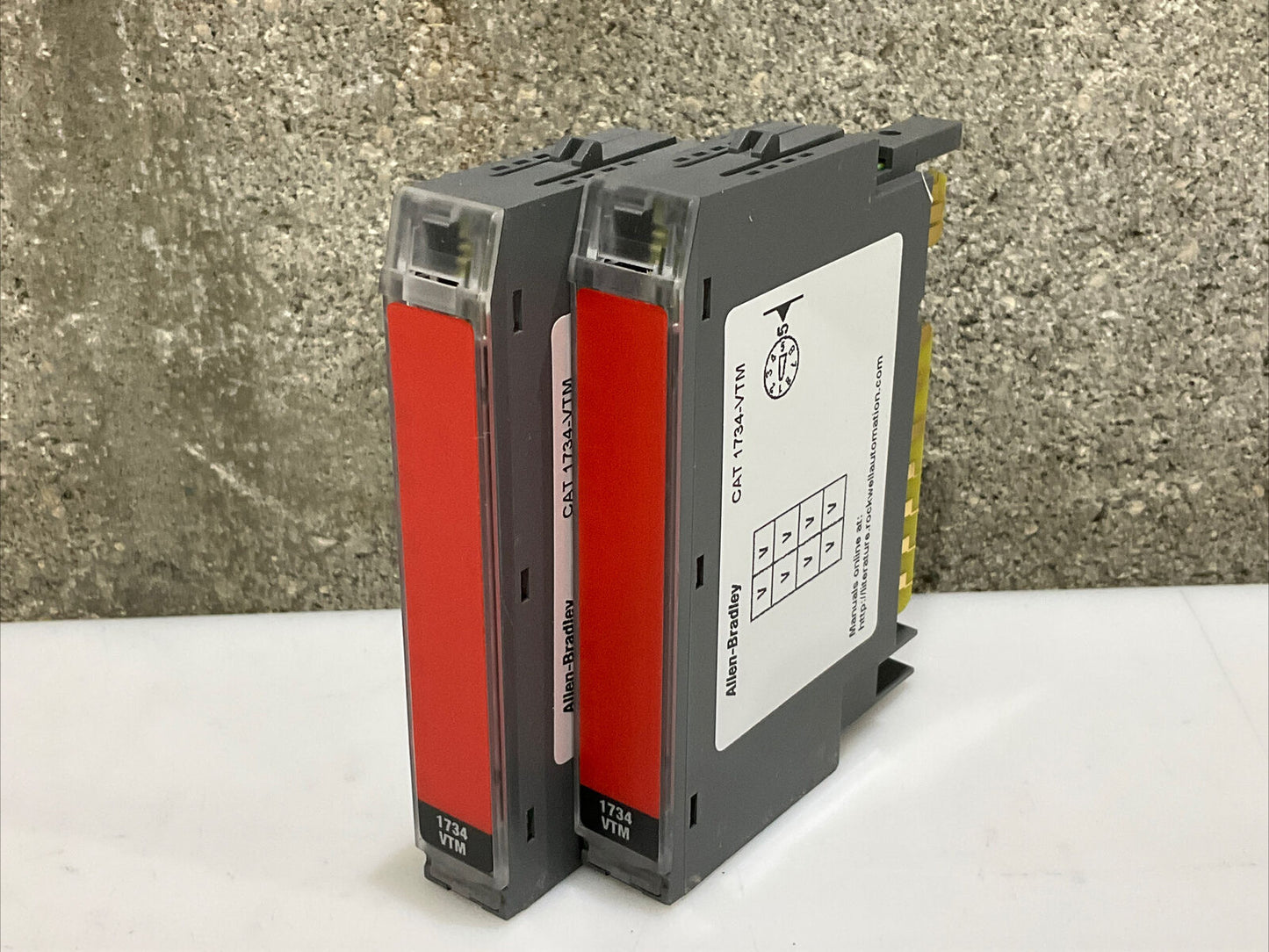 ALLEN BRADLEY 1734-VTM SER C VOLTAGE OUTPUT TERMINAL MODULE LOT OF 2 CDM