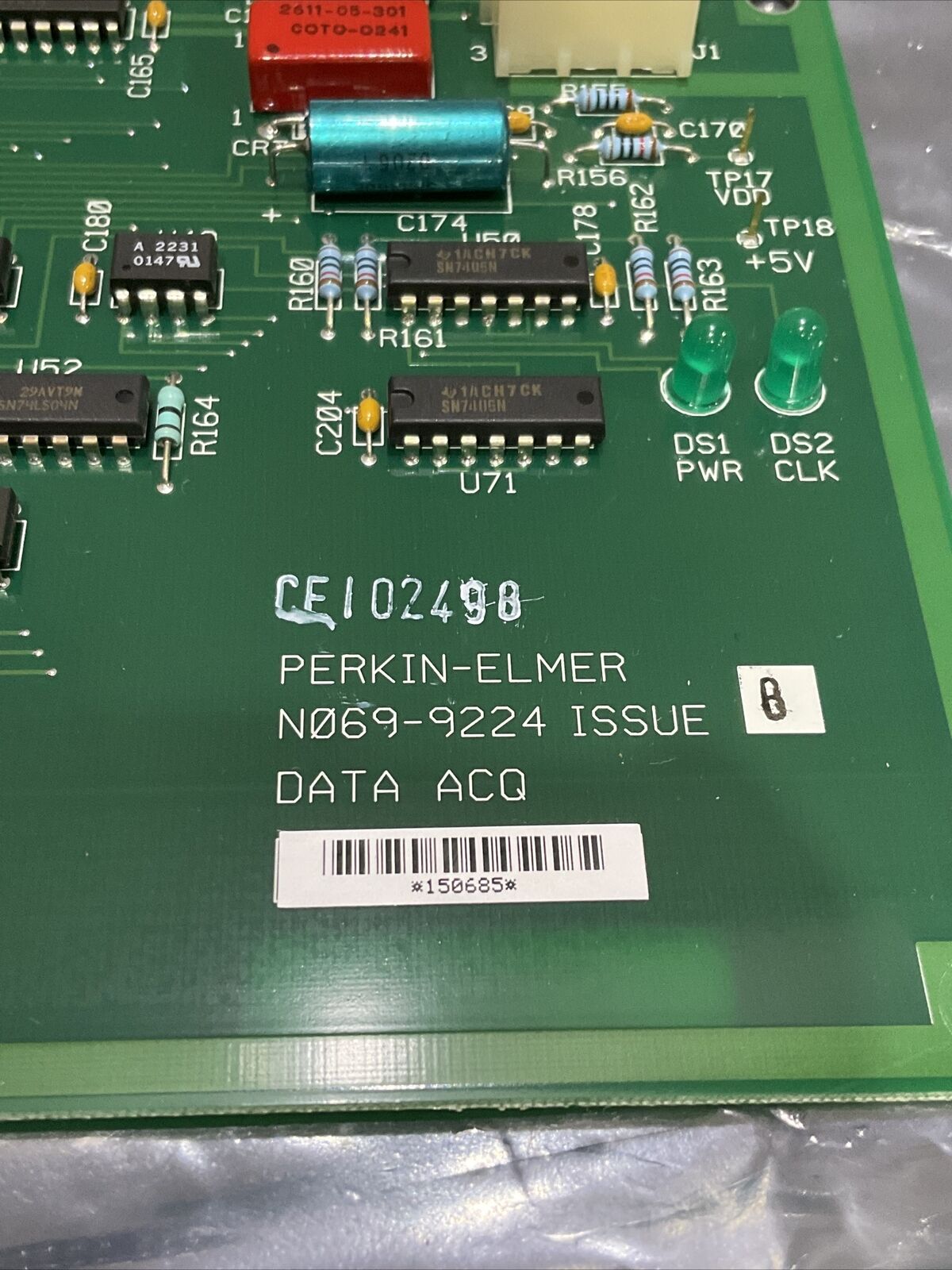 PERKINELMER N09-9224 N069-9221-2 ISSUE DATA ACQ CDM
