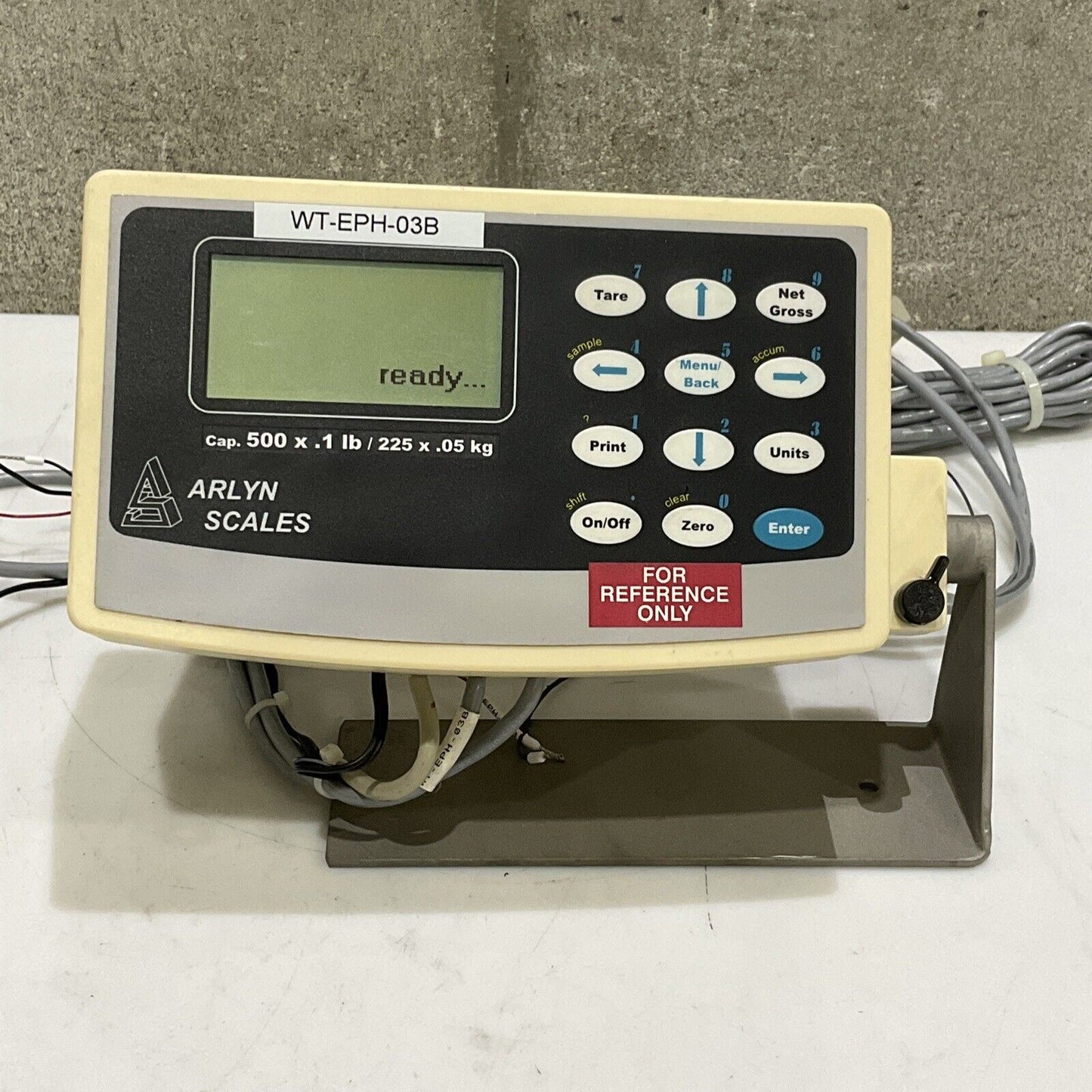 ARLYN MKE- 5 P5 38998 DIGITAL INDICATOR SCALE AP. 500 X .1 LB / 255 X .05 KG CDM