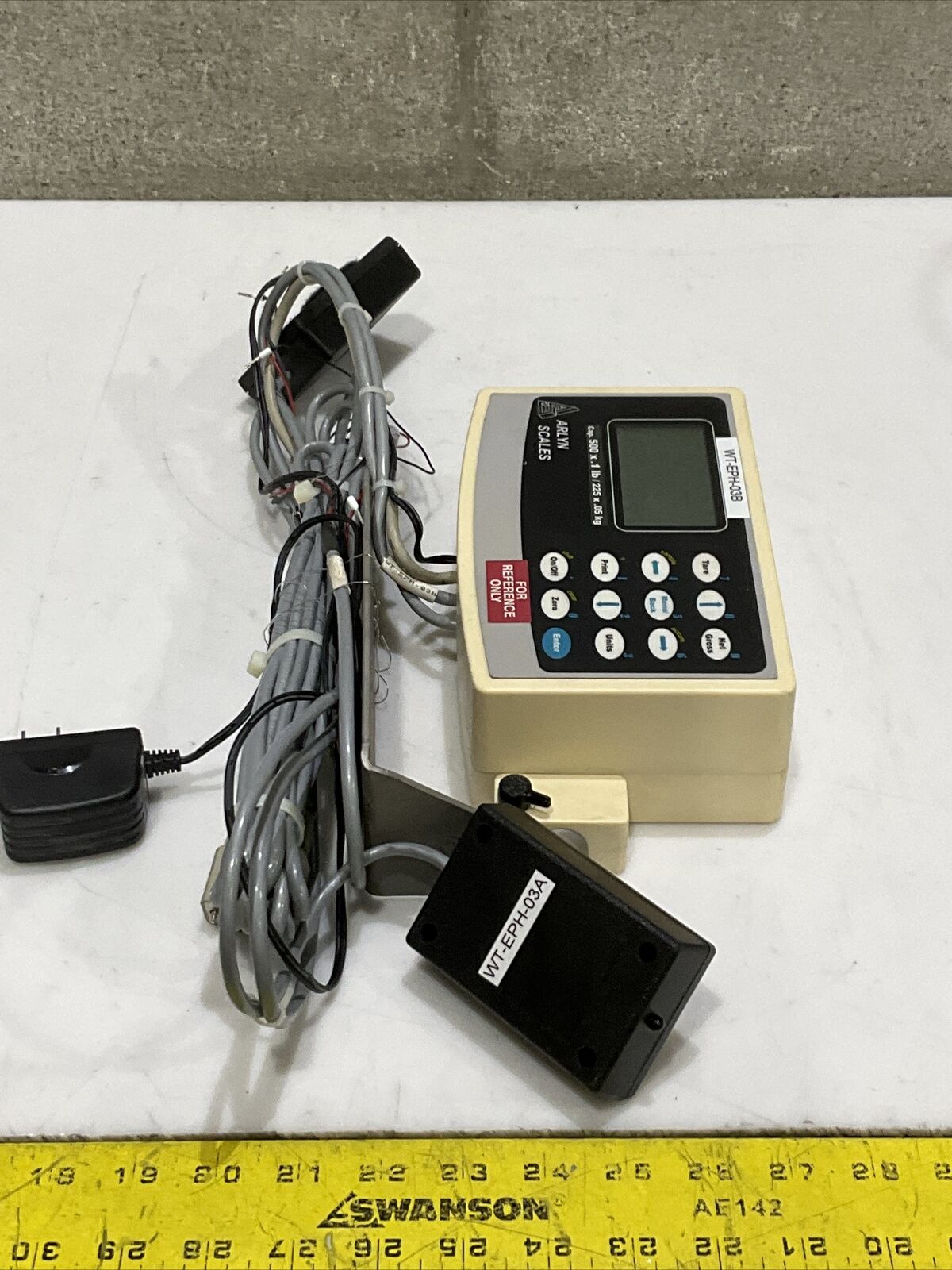ARLYN MKE- 5 P5 38998 DIGITAL INDICATOR SCALE AP. 500 X .1 LB / 255 X .05 KG CDM