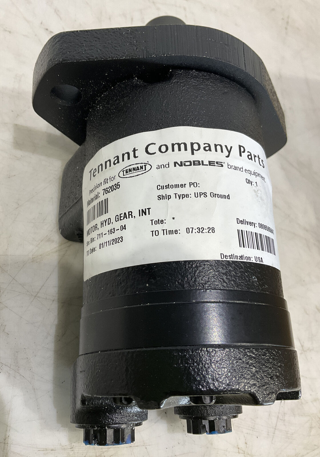 TENNANT 762035 HYDRAULIC GEAR MOTOR 476