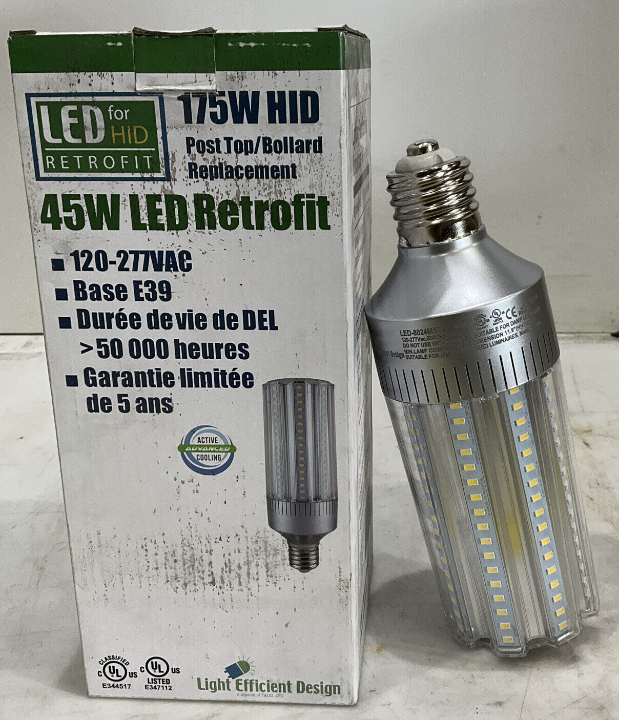 LED 8024M57 45W RETROFIT POST TOP BOLLARD REPLACEMENT 476