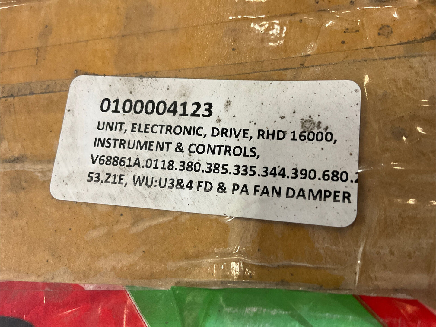 ABB CONTRAC EBN 861H RHD 16000 ELECTRONIC DRIVE UNIT 373