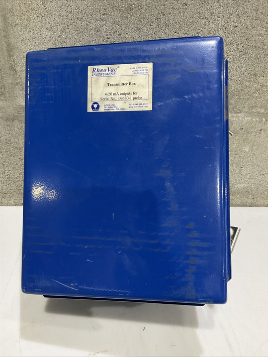 RHEO VAC 4-20 MA TRANSMITTER BOX 479