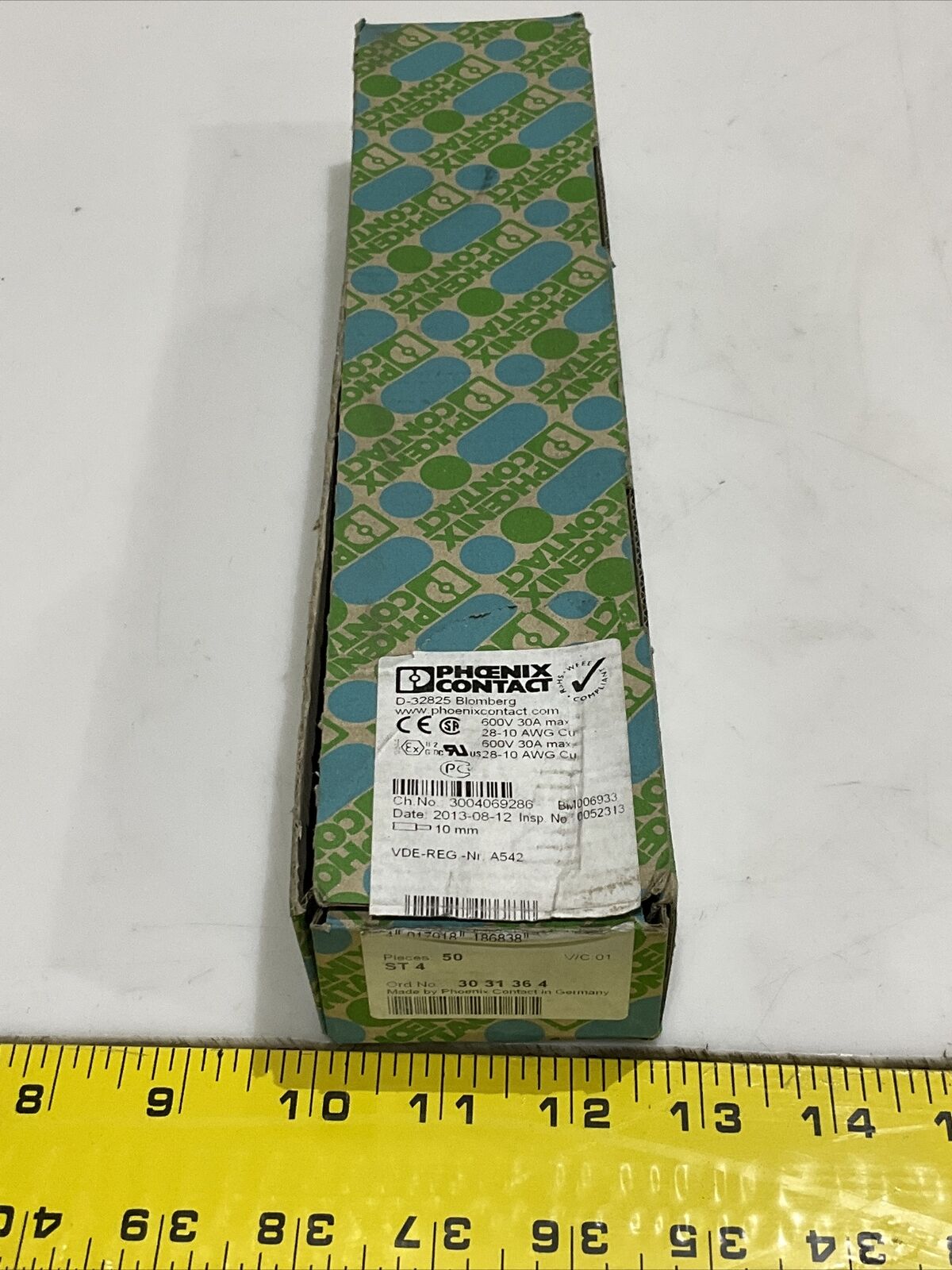 PHOENIX CONTACT ST 4 TERMINAL CONTACT LOT OF 45 479