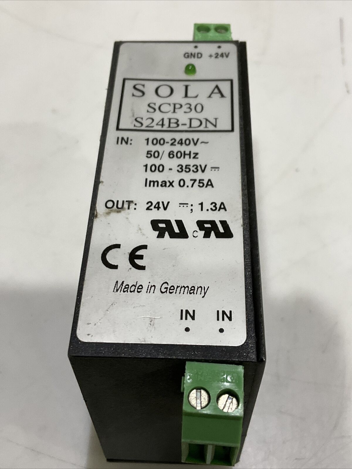 SOLA SCP30 S24B-DN POWER SUPPLY 100-240V 50/60HZ 479