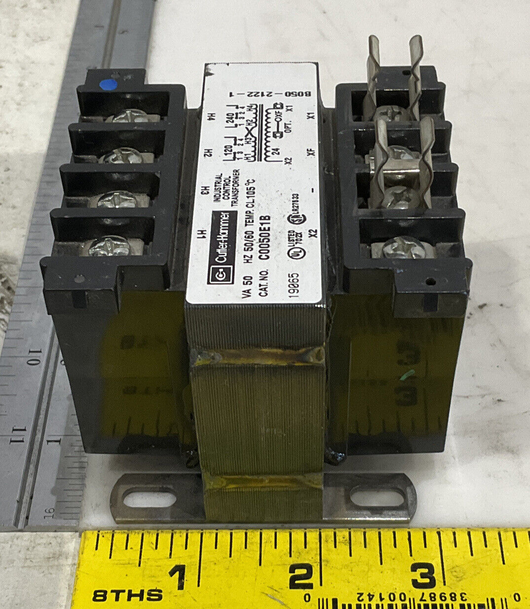 CUTLER-HAMMER C0050E1B INDUSTRIAL CONTROL TRANSFORMER B050-2122-1 476