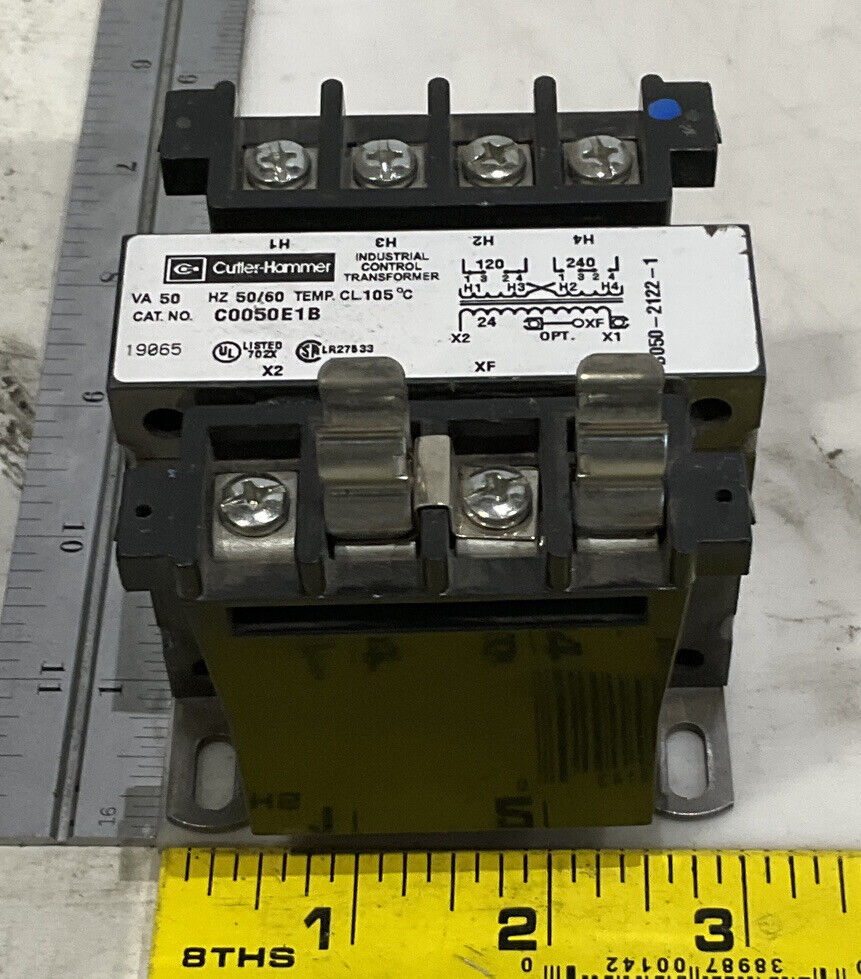 CUTLER-HAMMER C0050E1B INDUSTRIAL CONTROL TRANSFORMER B050-2122-1 476