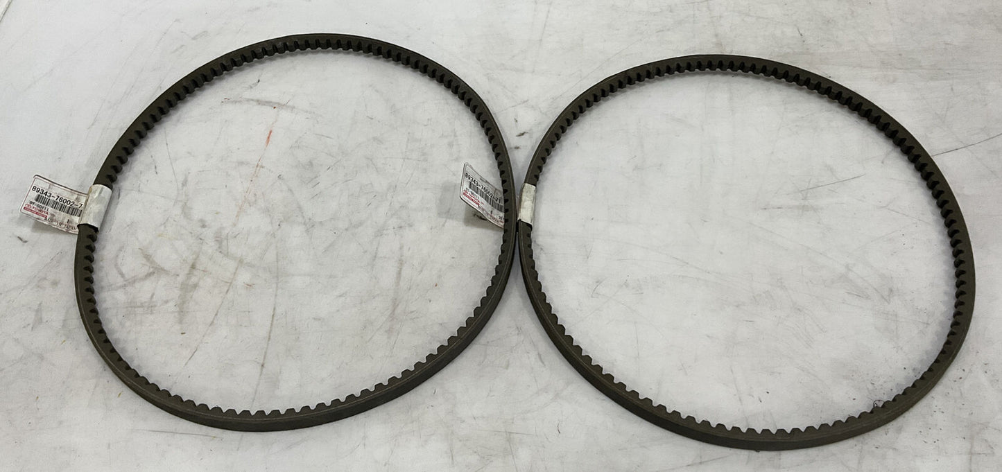 TOYOTA 89343-76002-71 BELT LOT OF 2 476