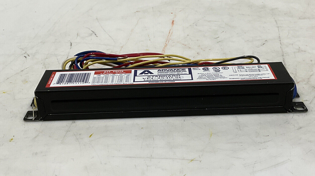 ADVANCE VEL-2S40-SC ELECTRONIC BALLASTS LOT OF 8 476