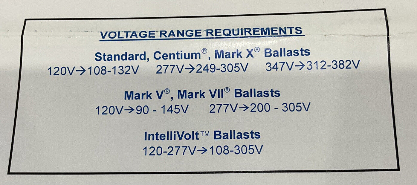 ADVANCE VEL-2S40-SC ELECTRONIC BALLASTS LOT OF 8 476