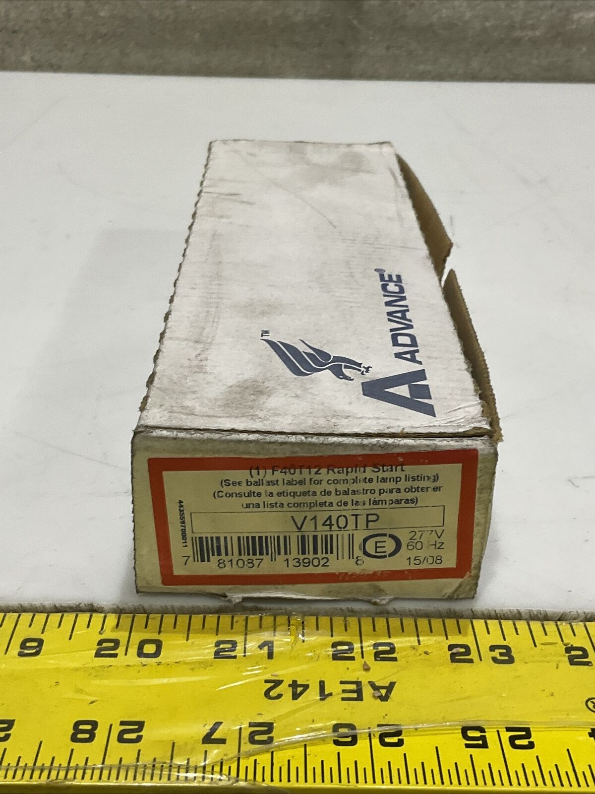 ADVANCE V-140-2-TP MARK III ENERGY SAVER START BALLAST 277V 60HZ LOT OF 6 476