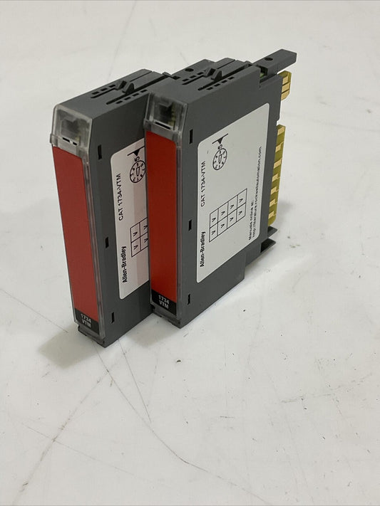 ALLEN BRADLEY 1734-VTM VOLTAGE TERMINAL MODULE LOT OF 2 CDM