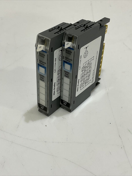 ALLEN BRADLEY 1734-IB8 DIGITAL OUTPUT MODULE LOT OF 2 CDM