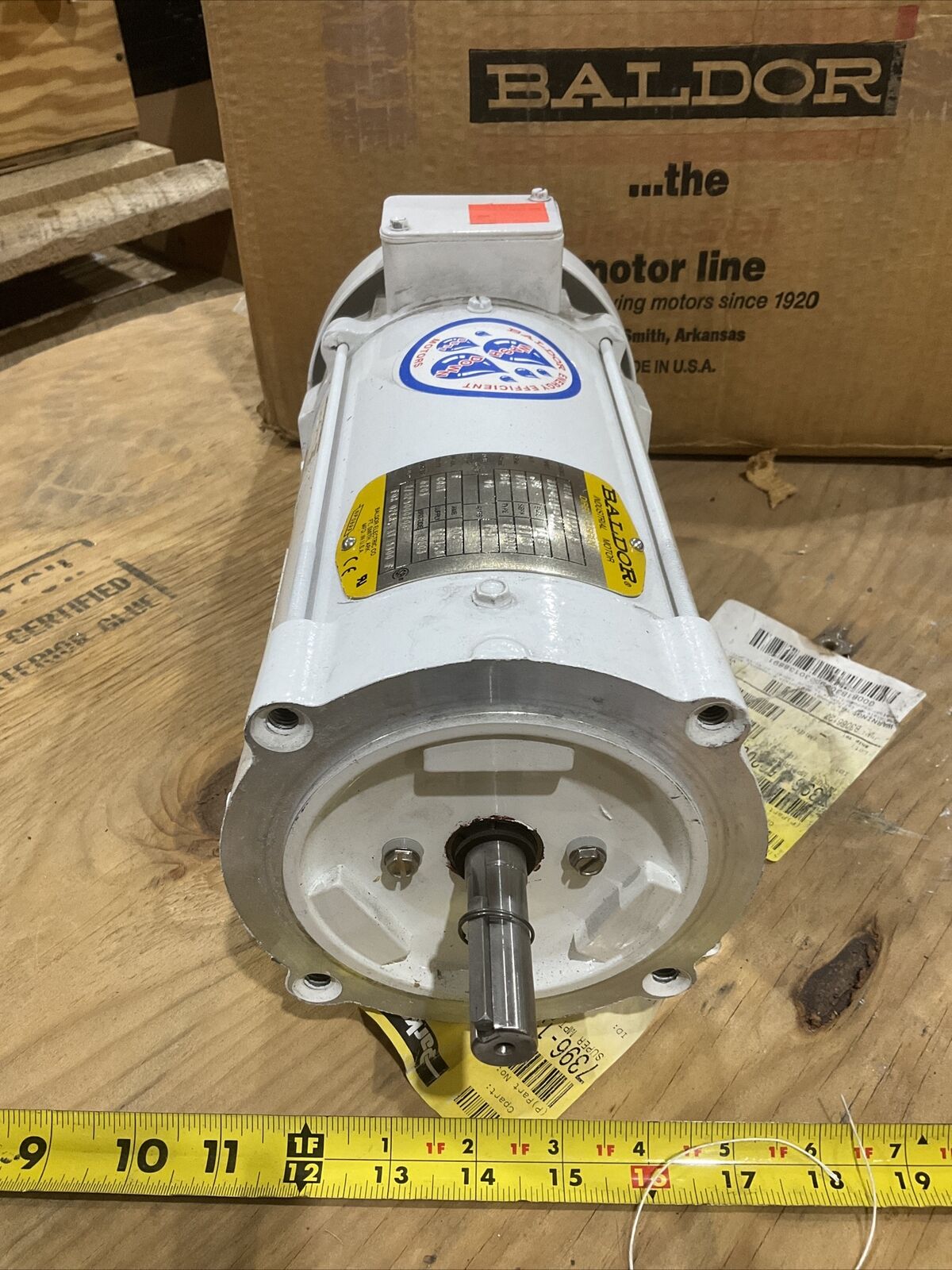 BALDOR H24A 81133293 3/4HP .75HP 1750RPM INDUSTRIAL MOTOR 373