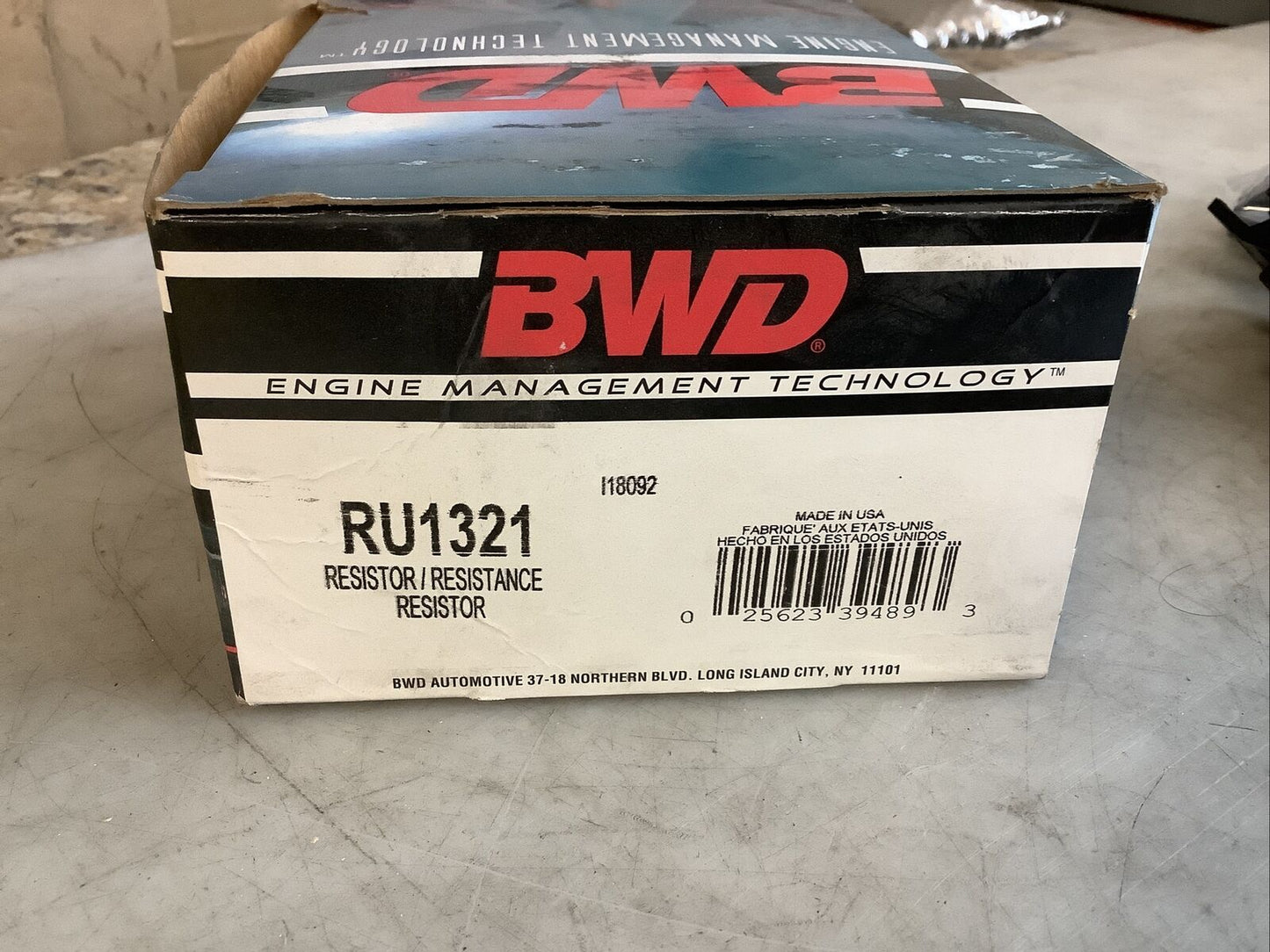 BWD RU1321 BLOWER MOTOR RESISTOR 476