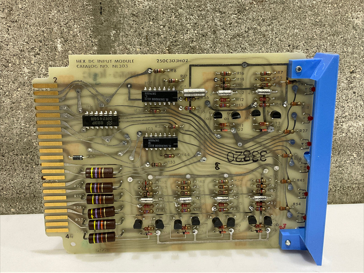 WESTINGHOUSE NUMA-LOGIC NL-303 SOLID STATE CONTROL HEX INPUT MODULE 373