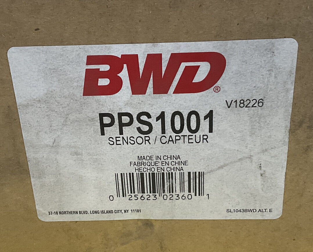 BWD STANDARD MOTOR PRODUCTS PPS1001 ACCELERATOR PEDAL SENSOR 476