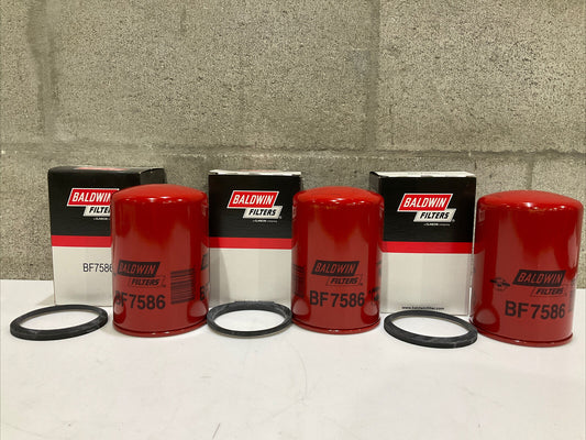 BALDWIN BF7536 FUEL FILTER5-9/16 X 3-11/16 X 5-9/16 IN LOT OF 3 373