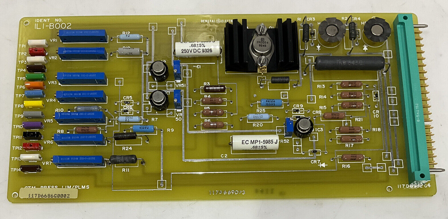 General Electric 117D7746-G1 IPU2-BOO1回路基板373 - 2