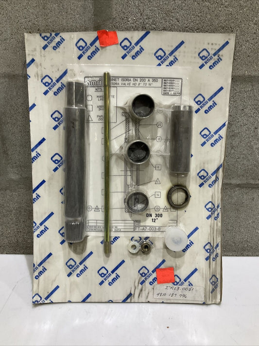 KSB AMRI FT-A7-003-B ISORIA VALVE SHAFT REBILD KIT 8” TO 14” DNA 300 12” 373