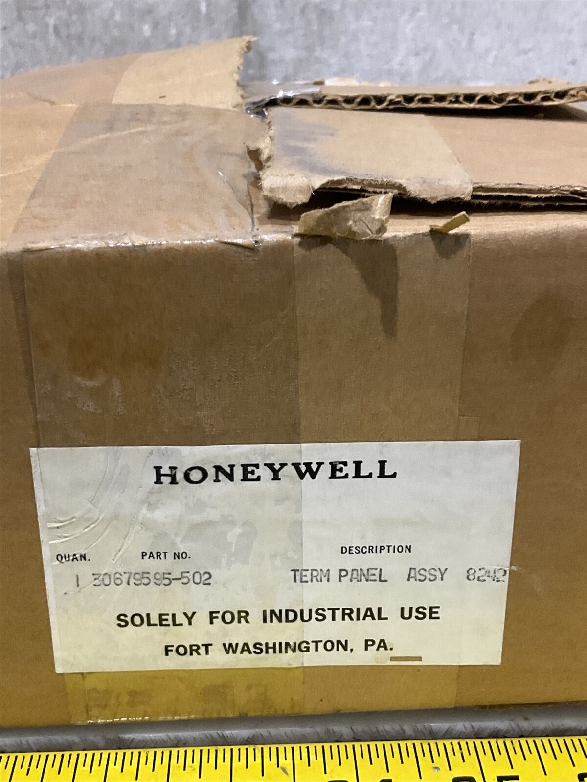 HONEYWELL 30679595-502 TERM PANEL ASSEMBLY 8242 373