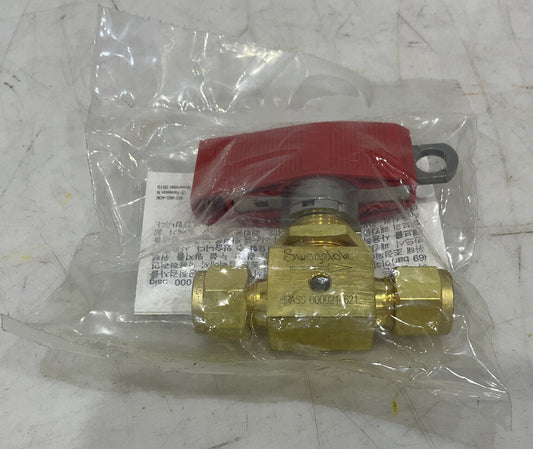 SWAGELOK B-43VS6-LL-RD BALL VALVE 0000214621 476