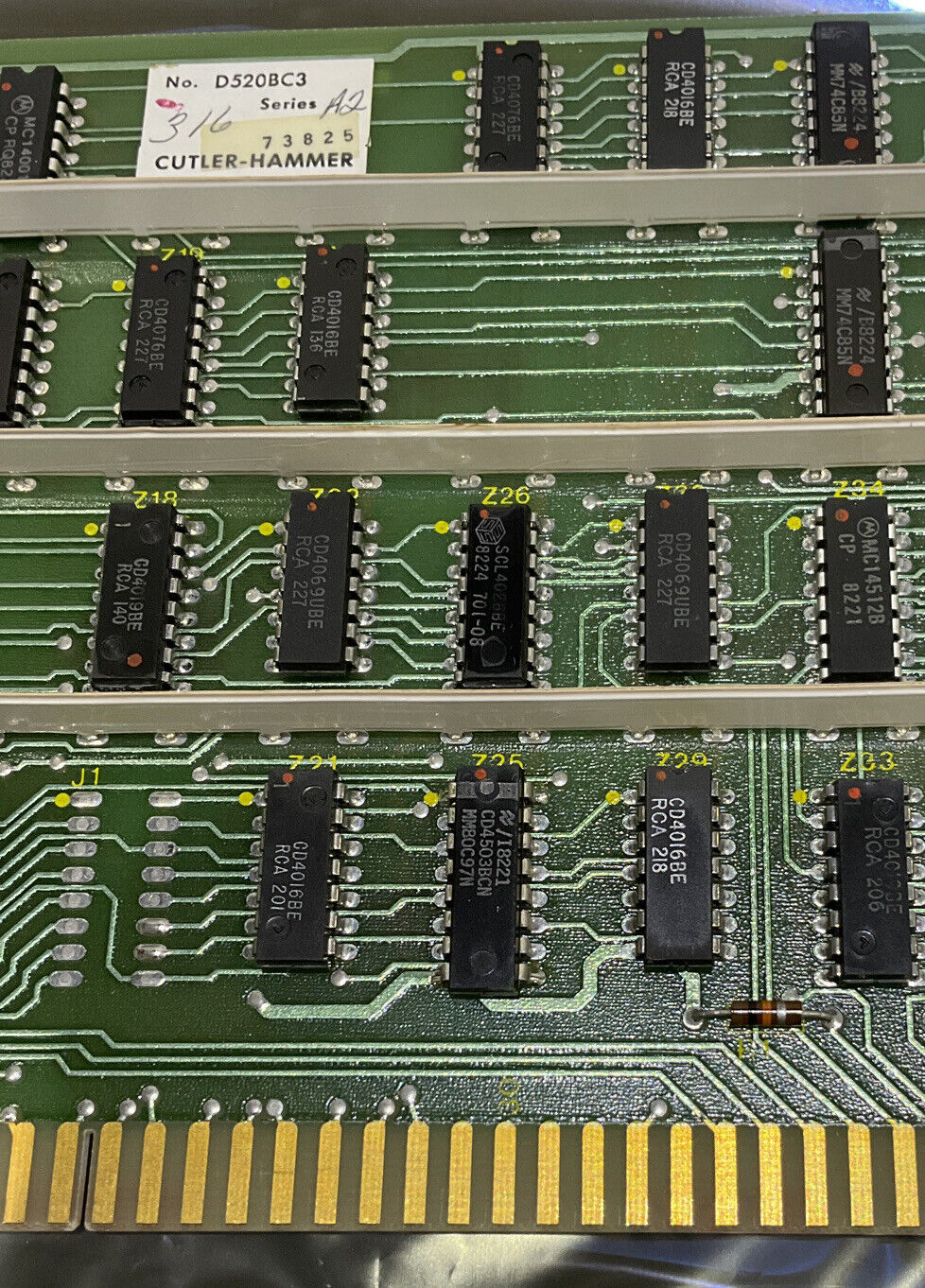 CUTLER-HAMMER D520BC3 DIRECTROL  MESSAGE ASSEMBLY CIRCUIT BOARD 373