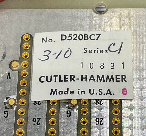 CUTLER-HAMMER D520BC7 DIRECTROL COMMUNICATIONS LOGIC C CIRCUIT BOARD 373