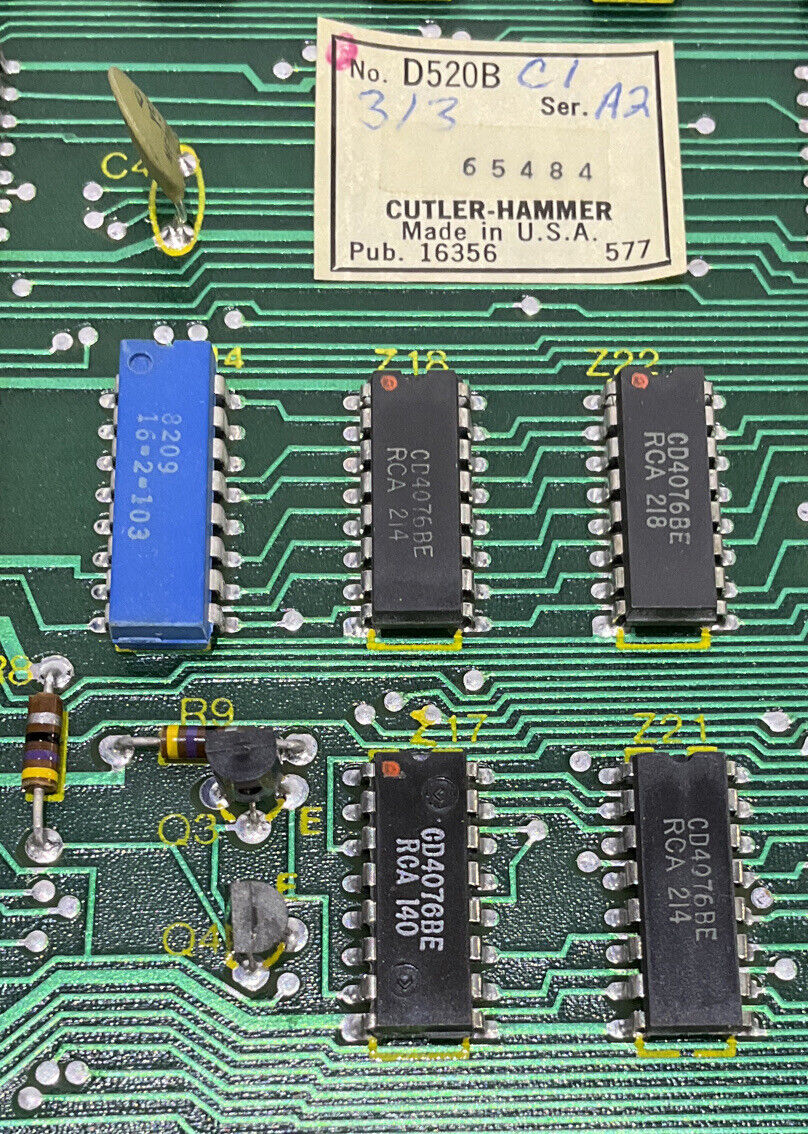 CUTLER-HAMMER D520BC1 DIRECTROL RECEIVER CONTROL CIRCUIT BOARD 373