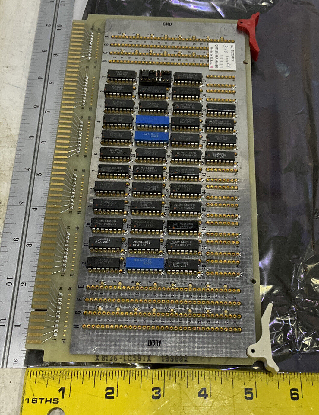 CUTLER-HAMMER D520BC7 DIRECTROL COMMUNICATIONS LOGIC C CIRCUIT BOARD 373